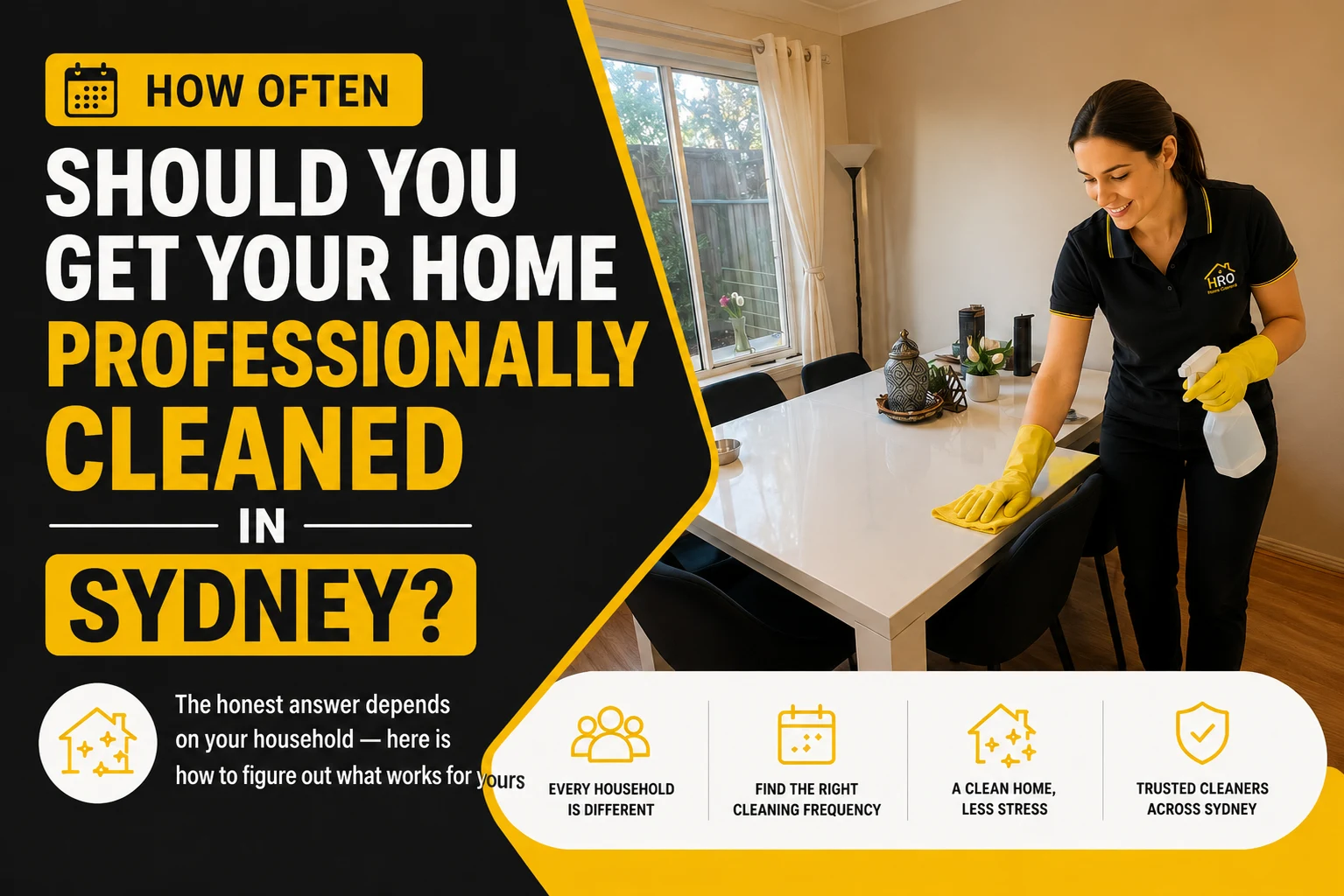 How Often Should You Get Your Home Professionally Cleaned in Sydney?